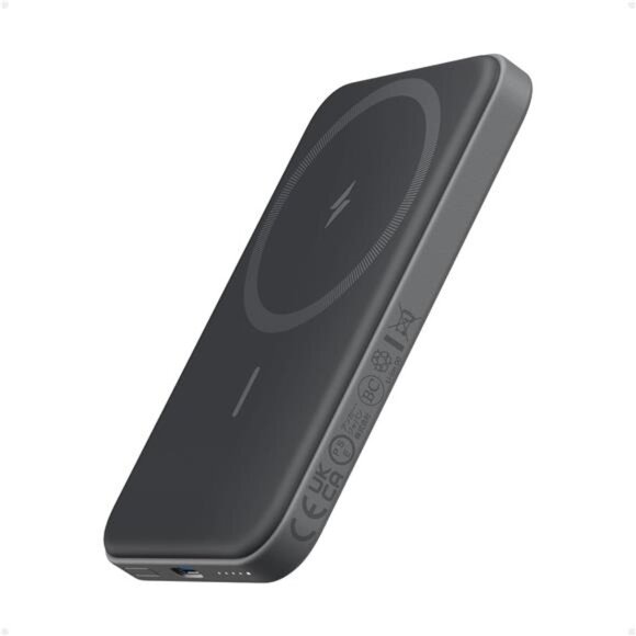 Magnetic Portable Charger 5000mAh Wireless Portable Charger with USB-C Cable
